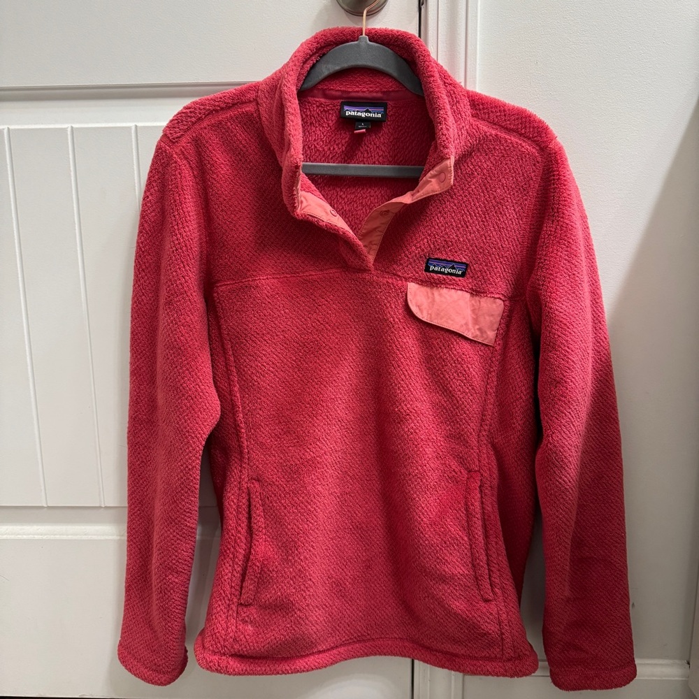 Patagonia Women's Pink Quarter-Snap Pullover